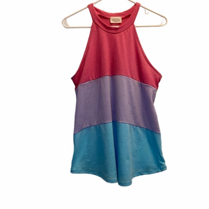 Filly Flair Pink Multicolored Blouse Size Medium